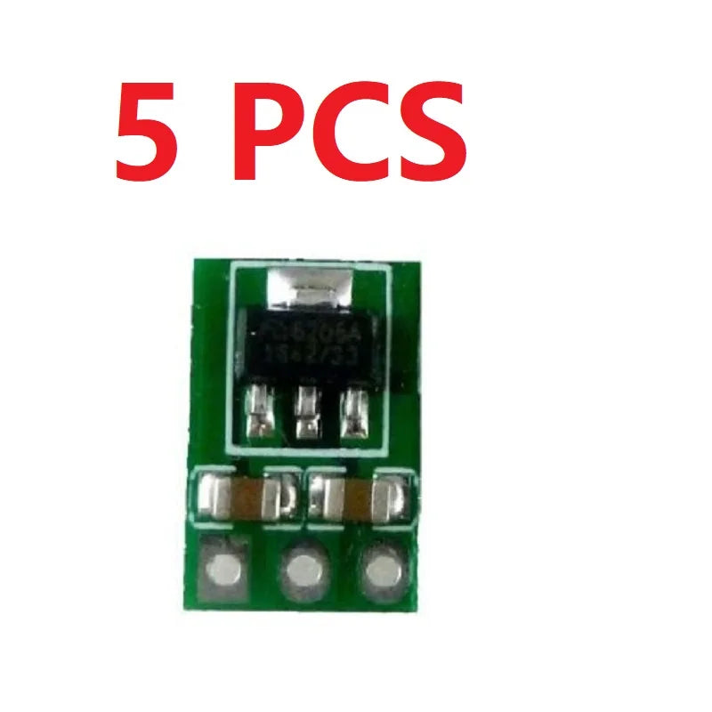 5 PCS 3.3-6V to 3V 3.3V DC-DC Converter Step-Down Power Supply Buck LDO Module Voltage Regulator Board