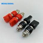 4Pcs/Lot 8mm 80A Binding Post Terminal Connector Inverter M8 Lead Screw Power Supply Output With 4mm Banana Socket