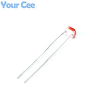 100pcs/10pcs 5MM Photoresistor 5528 Light Sensitive Resistor Dependent LDR GL5528 Photoelectric Detection Photo Photosensitive