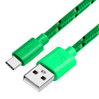 OLAF Nylon Braided USB Type C Cable 1M 2M 3M Data Sync Fast Charging USB C Cable For Samsung S9 S10 Xiaomi mi9 mi8 Huawei Type-c