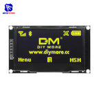 diymore 2.4" 2.42 inch 128x64 OLED LCD Display Module SSD1309 12864 7 Pin SPI/IIC I2C Serial Interface for Arduino  R3 C51