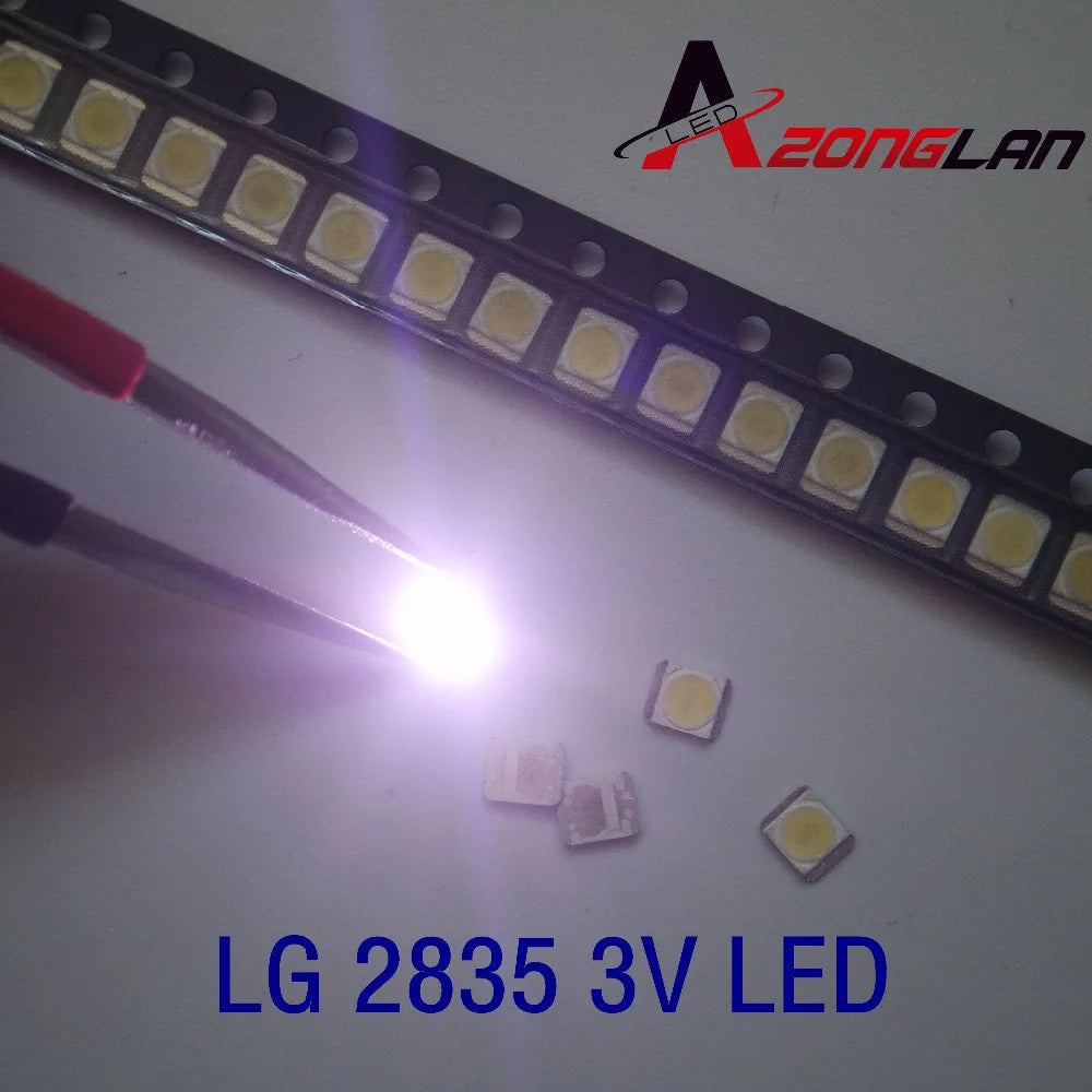 3528 2835 3V SMD LED 1W L-G7 50PCS/Lot Cold White 100LM For Television LED Backlight
