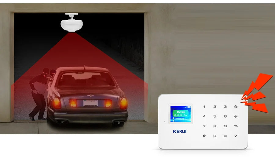 KERUI P861 Outdoor Waterproof PIR Motion Sensor Detector For Wireless Security Alarm System 5P/lot Driveway Garage Burglar Alarm