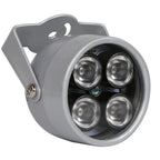 Gadinan CCTV Fill Light 4 array LEDs Infrared Waterproof Night Vision IR illuminator Light 850nm DC 12V For CCTV Security Camera