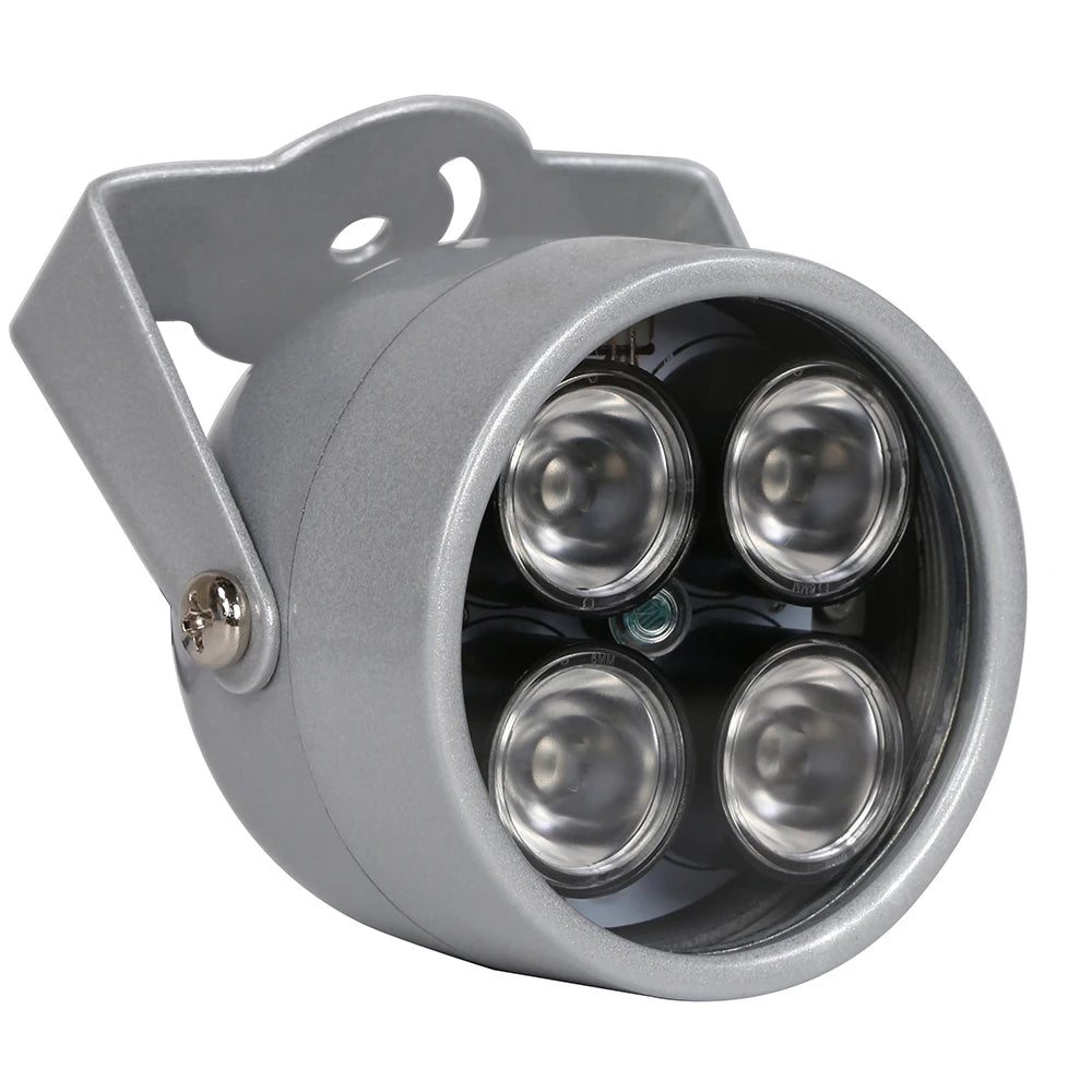 Gadinan CCTV Fill Light 4 array LEDs Infrared Waterproof Night Vision IR illuminator Light 850nm DC 12V For CCTV Security Camera