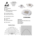 IR LED Illuminator Light 730Nm 850Nm 940Nm 3W 5W Waterproof Infrared Night Vision CCTV Fill Light for IP Camera