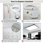 LED PCB 4W 6W 8W 220-520mm Length Bar Strip SMD5730 Aluminum Lamp Plate Ceiling/Tube Light Retrofit Ofiice Source Board Replace