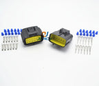 Free Shipping 1 Set 1/2/3/4/6/8/10/12 Pin Way Waterproof Wire Connector Plug Car Auto Sealed Electrical Set Car Truck Connectors