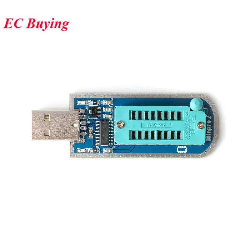 MinPro I Programmer 24 25 Burner High Speed Programmer USB Motherboard Routing LCD FLASH 24 EEPROM 25 SPI PLASH Chip CP2102