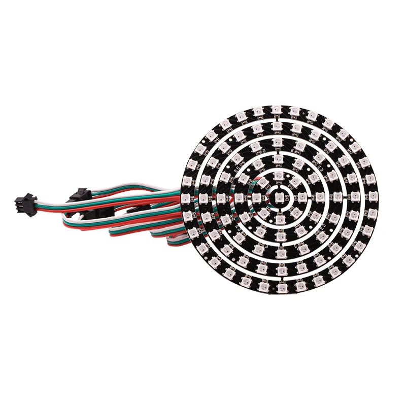 5v ws2812b 5050 RGB sk6812 LED Ring Lamp Light,module strip 1/8/12/16/24/32/241 LED/ring with Integrated Drivers for Arduino