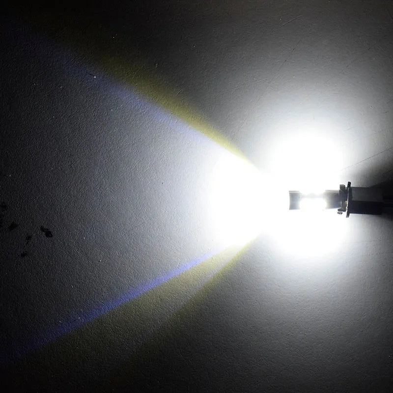 T10 10 SMD 5630 LED Projector Lens Auto Clearance Lights W5W 501 10SMD 5730 LED Car Marker Lamp Parking Bulb Canbus Error Free