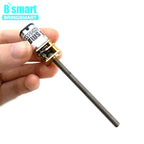 Bringsmart Threaded Shaft M4 55mm DC Gear Motor 15/50/60/100/200/300/500rpm Mini Electric Screw Reducer Customized N20 3V 6V 12V