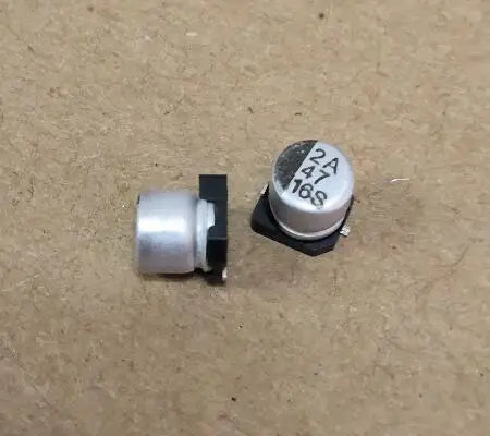 100PCS Smd Electrolytic Capacitor 4V 6.3V 10V 16V 25V 35V 50V 100V 1UF 2.2UF 4.7UF 10UF 22UF 47UF 100UF 220UF 330UF 470UF