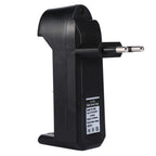EU Socket Universal Charger For 3.7V 18650 26650 16340 14500 Li-ion Rechargeable Battery Single Slot Automatic Charger