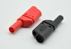 Assembled 4mm Safe Banana Plug Protective Fully Closed High Current 20A Banana Plug Test Plug Panel Plug Various Colors