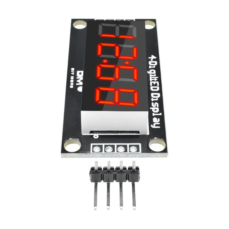 4-Digit LED 0.36" LED Display Tube (decimal) 7-Segments TM1637 Clock Double Dots Module 0.36 Inch For Arduino size 30x14mm