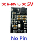 5W DC 6-40V to 3.3V 5V Low Noise 2 in 1 LDO Linear Regulators & DC-DC Buck Converter Module Replace AMS1117 LM317 7805