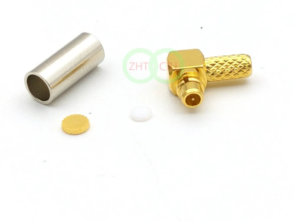 MMCX Male Right Angle Crimp RG174 RG316 LMR100 Connector