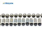 1set GX20 Aviation Connector Male Plug Female Socket Circular Connector 2/3/4/5/6/7/8/9/10/12/14/15 Pin Wire Panel Connector