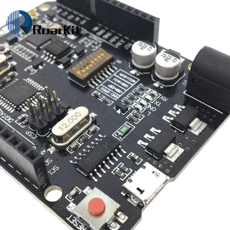 UNO R3 + WiFi ATmega328P+ESP8266 (32Mb Memory) USB-TTL CH340G For Arduino Uno NodeMCU WeMos ESP8266 One New Arrival