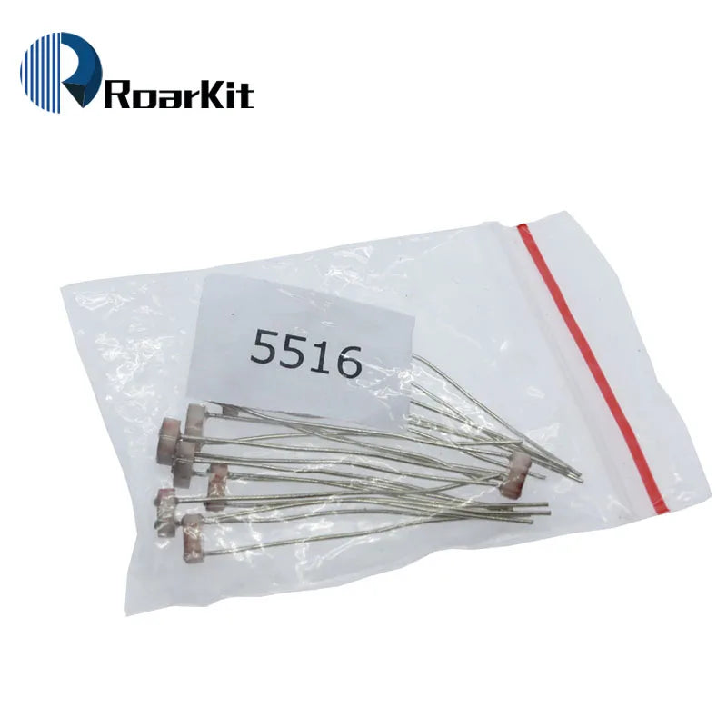 Photoresistor Kit 5Kindsx10pcs 5506 5516 5528 5537 5539 Light Dependent Resistor LDR Pack Photoresistor Package for Arduino