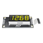 4-Digit LED 0.36" LED Display Tube (decimal) 7-Segments TM1637 Clock Double Dots Module 0.36 Inch For Arduino size 30x14mm