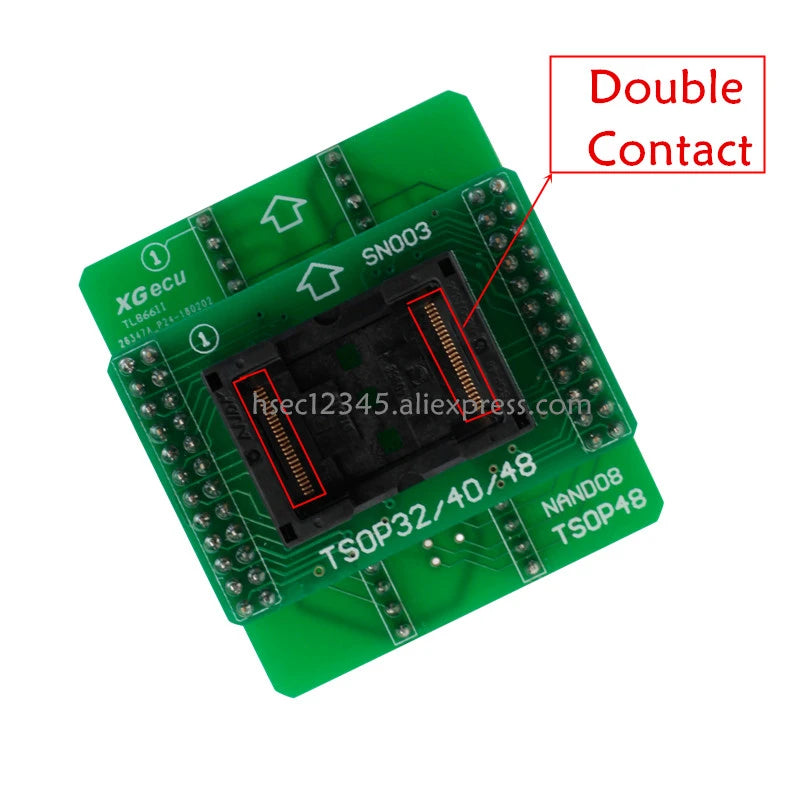 Original TSOP48 adapter xgecu minipro TL866II plus universal tl866 nand flash programmer chips TSOP48 nand adapters socket
