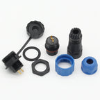 SP16 Waterproof Straight Aviation connector 2/3/4/5/6/7/9Pin IP68 industrial cable connector Male plug and Femal socket