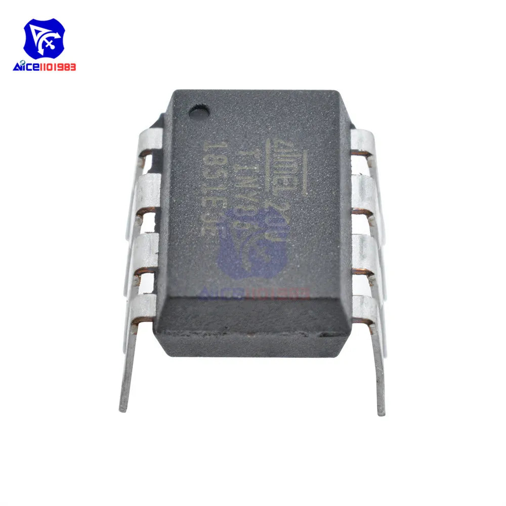 diymore 10 PCS/Lot IC Chips ATTINY85-20PU ATTINY85 MCU 8BIT ATTINY 20MHZ 8 Pin DIP-8 ATTINY85 Microcontroller Integrated Circuit