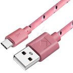 OLAF Nylon Braided USB Type C Cable 1M 2M 3M Data Sync Fast Charging USB C Cable For Samsung S9 S10 Xiaomi mi9 mi8 Huawei Type-c