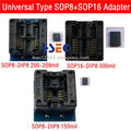 New ch341a bios usb programmer sop8 test clip soic8 sop16 1.8V adapter w25q64 mx25l6405 mx25l6405d 24 25 usb eeprom programmer