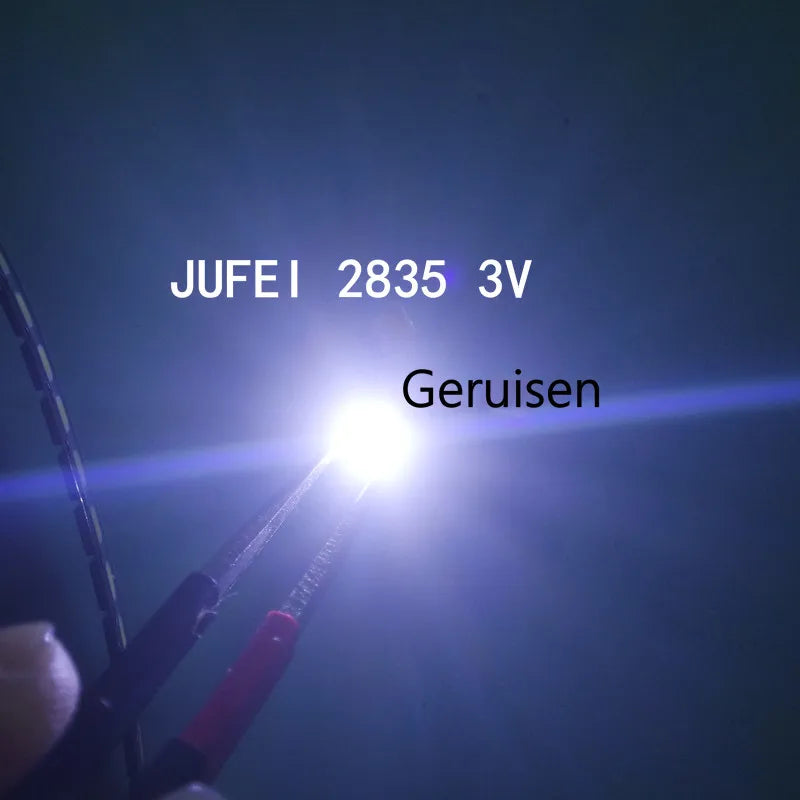 JUFEI LED Backlight 1210 3528 2835 1W 3V 84LM Cool white LCD Backlight for TV TV Application 01.JT.2835BPW1-C 50PCS