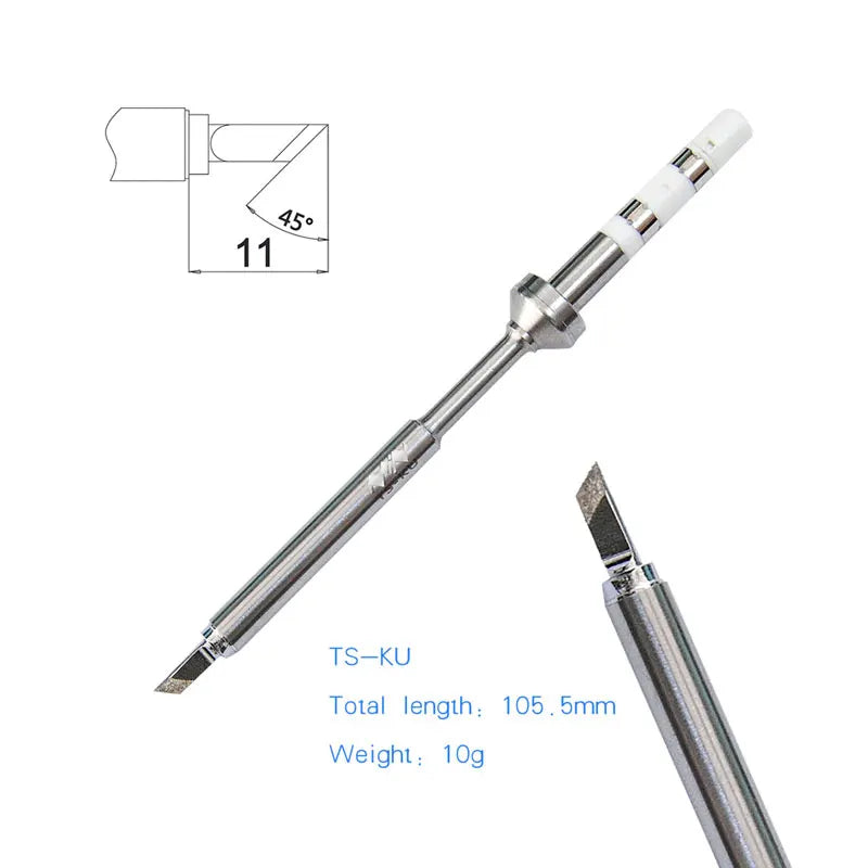 Original TS100 TS101 Soldering Tip Lead Free B2 BC2 C4 D24 K I KU Replacement Electric Iron Tip Bit Head