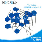10PCS Piezoresistor  Varistor Series 7D 10D 14D 7D151K 7D271K 10D270K 10D101K 14D471K 14D521K 7D431K 10D390K 10D561K Resistor
