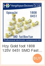 One-Time Positive Disconnect SMD Restore Fuse 1206 3216 10A Fast-Acting Ceramic Surface Mount Fuse 0501010.MR CC12H10A CC12H15A
