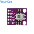 2pcs/1pc MICS-6814 Nitrogen Carbon Gas Sensor Air Quality CO NO2 NH3 TGS2600 CCS811 BME680 Temperature Humidity Height Detection