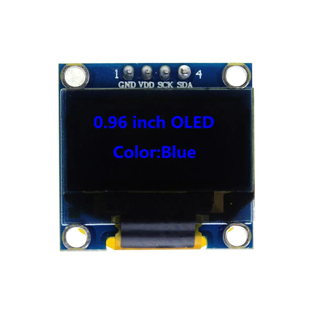 0.91 Inch 128x32 IIC I2C White / Blue OLED LCD Display DIY Module SSD1306 Driver IC DC 3.3V 5V for Arduino