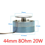 AIYIMA 44MM 50MM Full Range Vibration Speaker Resonance Speaker Bass 25W 20W 4 Ohm 8 Ohm Audio Portable Speaker Altavoz 1Pcs