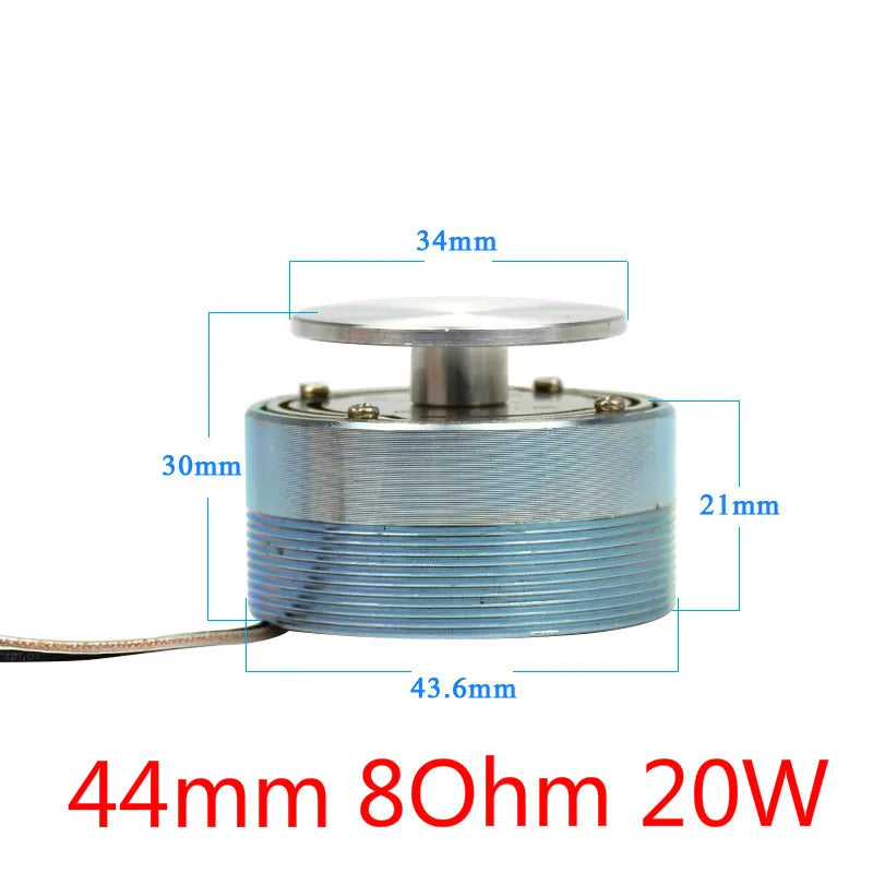 AIYIMA 44MM 50MM Full Range Vibration Speaker Resonance Speaker Bass 25W 20W 4 Ohm 8 Ohm Audio Portable Speaker Altavoz 1Pcs