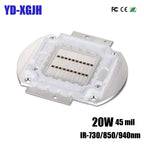 IR Infrared 850Nm 940Nm High Power LED Chip 3W5W10W20W50W100W Emitter Light Lamp Matrix  45x45mil for 730nm Night Vision Camera