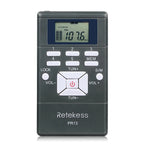 Retekess FT11 0.3W Wireless FM Broadcast Transmitter MP3 Portable for Church Car Meeting Support TF Card AUX Input