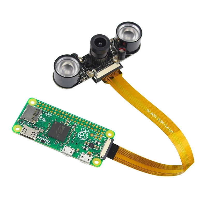 Raspberry Pi 5 Camera Focal Adjustable Module Night Vision with IR Sensor LED Light FFC for Raspberry Pi 5 Zero 2 W Zero W 1.3