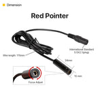 Red Laser Locator Red Dot Beam Marking Positioning  Red Focusable Laser Diode Module +Battery Case+mount For marking machine