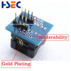 New ch341a bios usb programmer sop8 test clip soic8 sop16 1.8V adapter w25q64 mx25l6405 mx25l6405d 24 25 usb eeprom programmer
