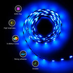 12V 4 Pin RGB Gaming PC Led Strip Light 5050 RGB Tape For Aura Sync MSI Mystic Light Motherboard Control Computer Case Backlight