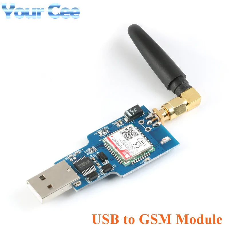 USB to GSM Quad-band GPRS SIM800 SIM800C Module for Wifi Wireless Bluetooth-compatible BLE SMS Messaging With Antenna CH340T