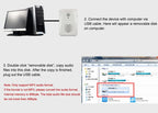 MP3 Downloadable Wireless PIR Motion Sensor Activated Player Infrared Doorbell Shop Store Welcome Voice Reminder with USB Cable