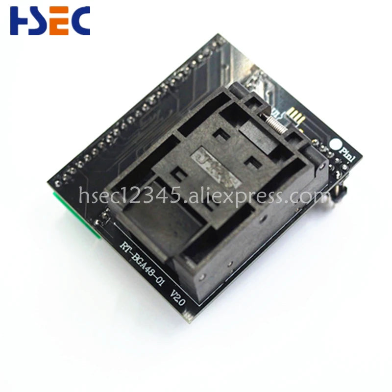 BGA48 BGA63 BGA64 BGA153 BGA169 EMMC SOP44 TSOP48 Adapter Socket MX29GL640 S29GL064N For RT809H USB emmc nand Flash Programmer
