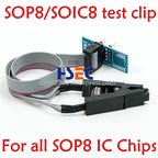 Original Newest RT809F ISP Programmer clip + 5 adapter socket for bios rt809 ICSP usb programmer universal nand tsop48