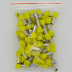 E16-12 Tube Insulating Insulated Terminals 16MM2 Cable Wire Connector Insulating Crimp Terminal 100PCS/Pack Connector E-
